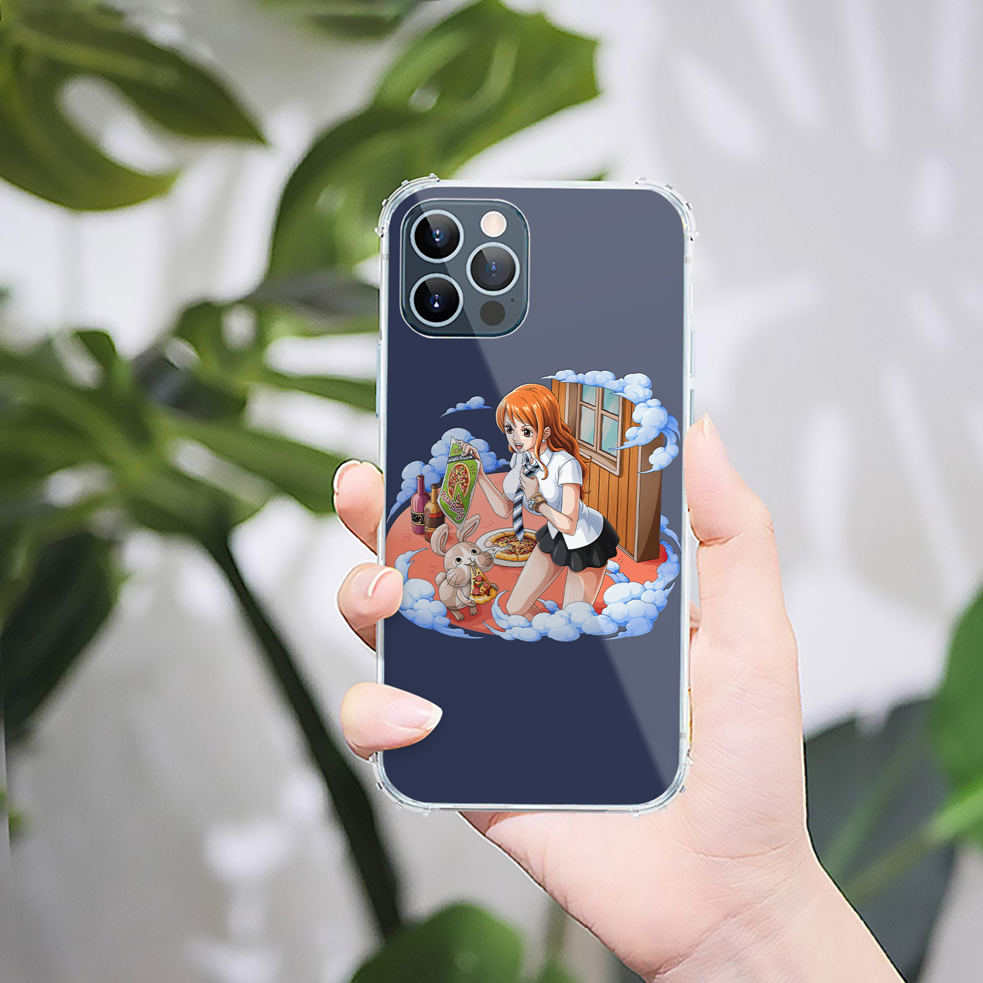 （画像用） ワンピース ナミ ONE PIECE Nami 【iPhone 12シリーズ対応】透明スマホケース（クリアソフトケース）